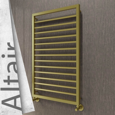 Radiva - ALTAIR Paslanmaz Çelik Havlupan 600x1040 Satine Altın