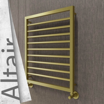 Radiva - ALTAIR Paslanmaz Çelik Havlupan 600x760 Satine Altın