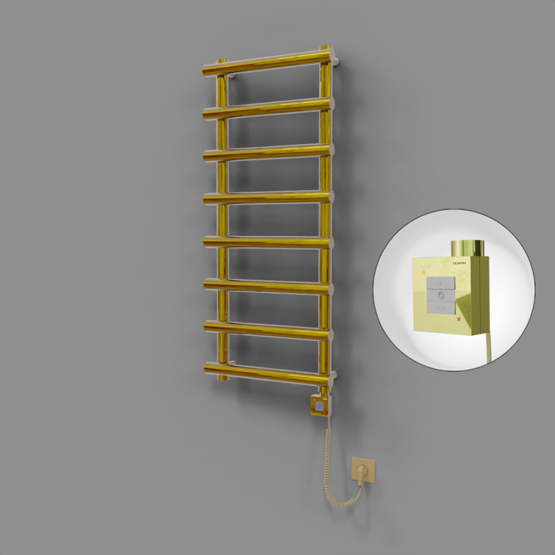 Amazon Dekoratif Elektrikli Havlupan 500x1150 Altın (KTX1 Termostat) 300W Spiral Kablolu - 1AMA05001150K2PEB030-K