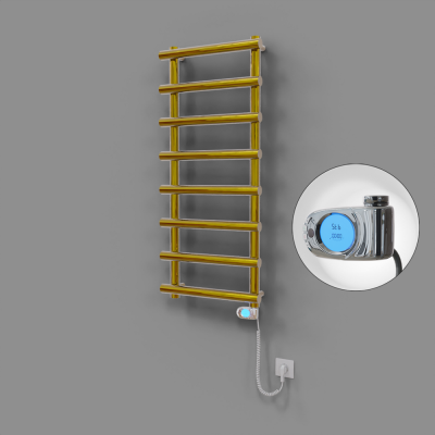 Radiva - Amazon Dekoratif Elektrikli Havlupan 500x1150 Altın (Musa Termostat) 300W (1)