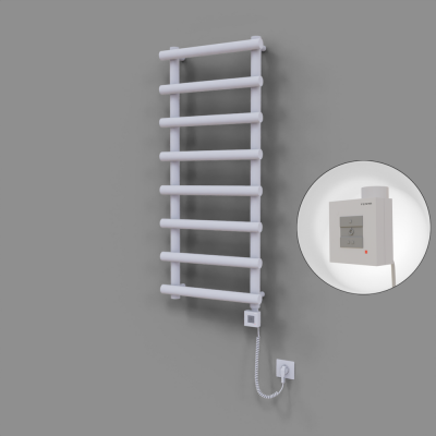 Radiva - Amazon Dekoratif Elektrikli Havlupan 500x1150 Beyaz (KTX1 Termostat) 600W Spiral Kablolu (1)