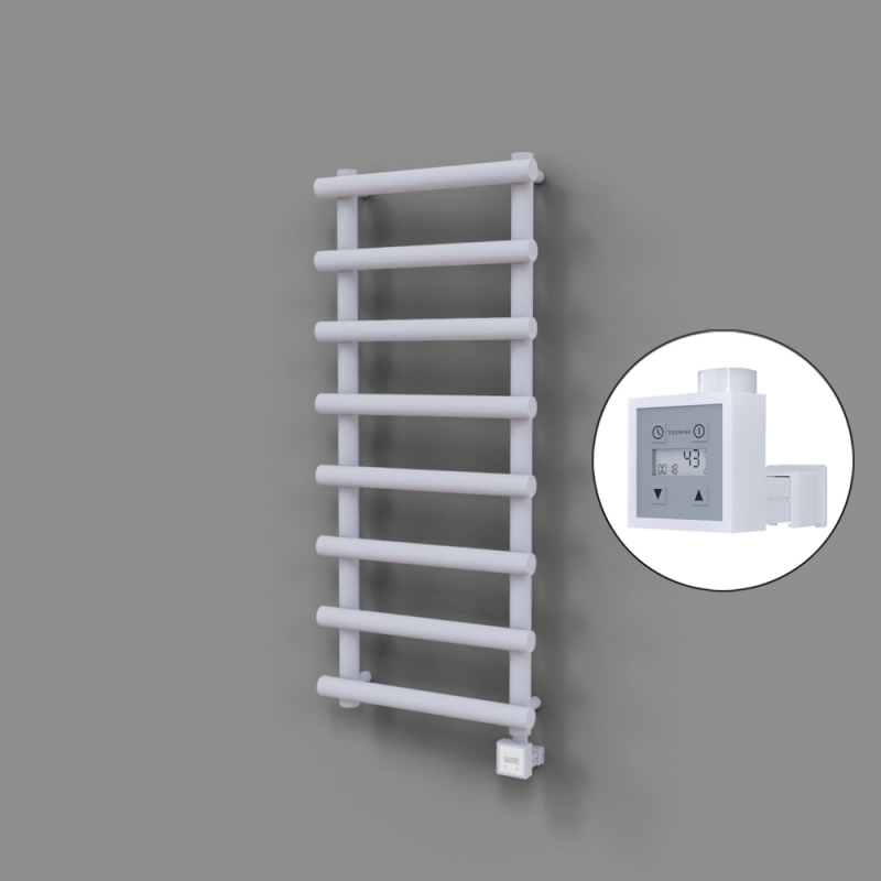 Amazon Dekoratif Elektrikli Havlupan 500x1150 Beyaz (KTX3 Termostat) 600W - 1AMA05001150B1TE7060