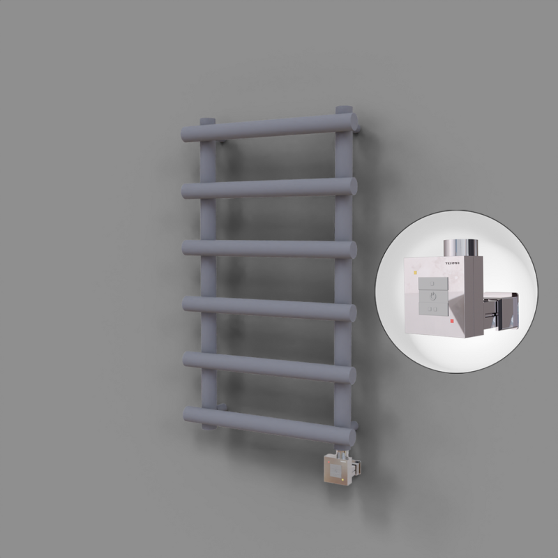 Amazon Dekoratif Elektrikli Havlupan 500x1150 Gri (KTX1 Termostat) 600W - 1AMA05001150B4TEB060