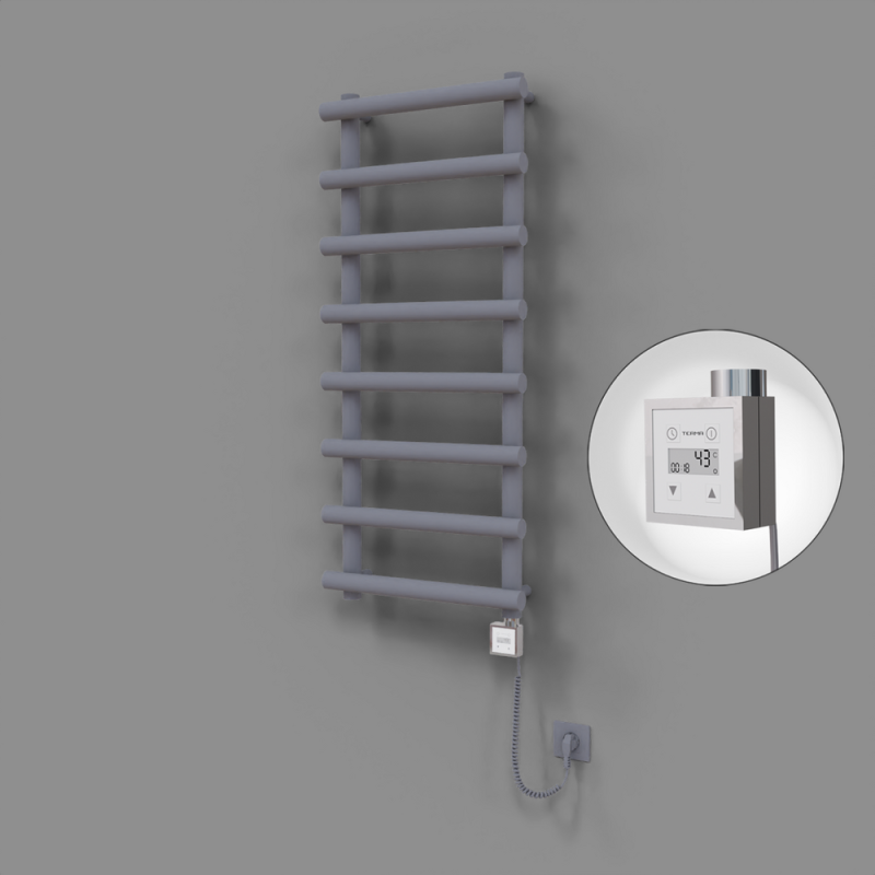 Amazon Dekoratif Elektrikli Havlupan 500x1150 Gri (KTX3 Termostat) 600W Spiral Kablolu - 1AMA05001150B4TE7060-K