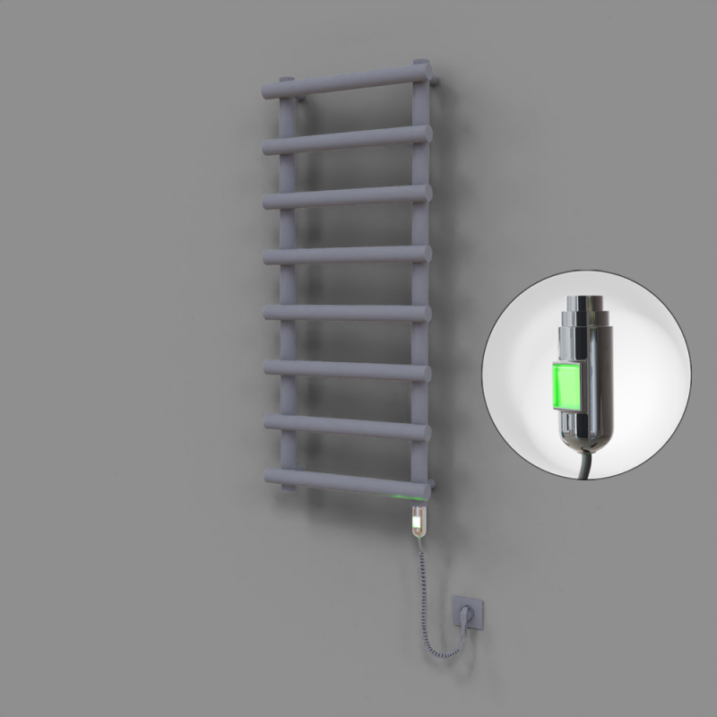 Amazon Dekoratif Elektrikli Havlupan 500x1150 Gri (On/Off Düğmeli) 600W - 1AMA05001150B4TE1060