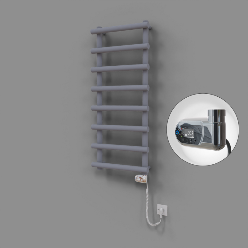 Amazon Dekoratif Elektrikli Havlupan 500x1150 Gri (Thesis Termostat) 600W - 1AMA05001150B4TE2060