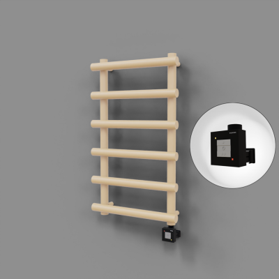 Radiva - Amazon Dekoratif Elektrikli Havlupan 500x1150 Kapuçino (KTX1 Termostat) 600W (1)