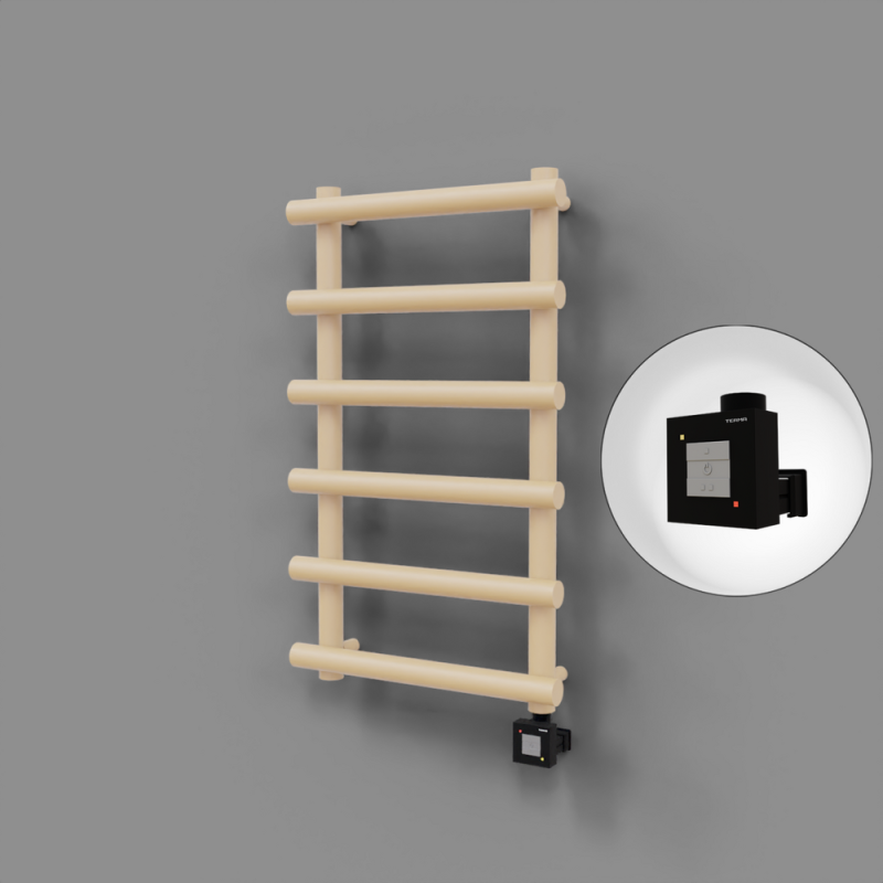 Amazon Dekoratif Elektrikli Havlupan 500x1150 Kapuçino (KTX1 Termostat) 600W - 1AMA05001150BKTEB060