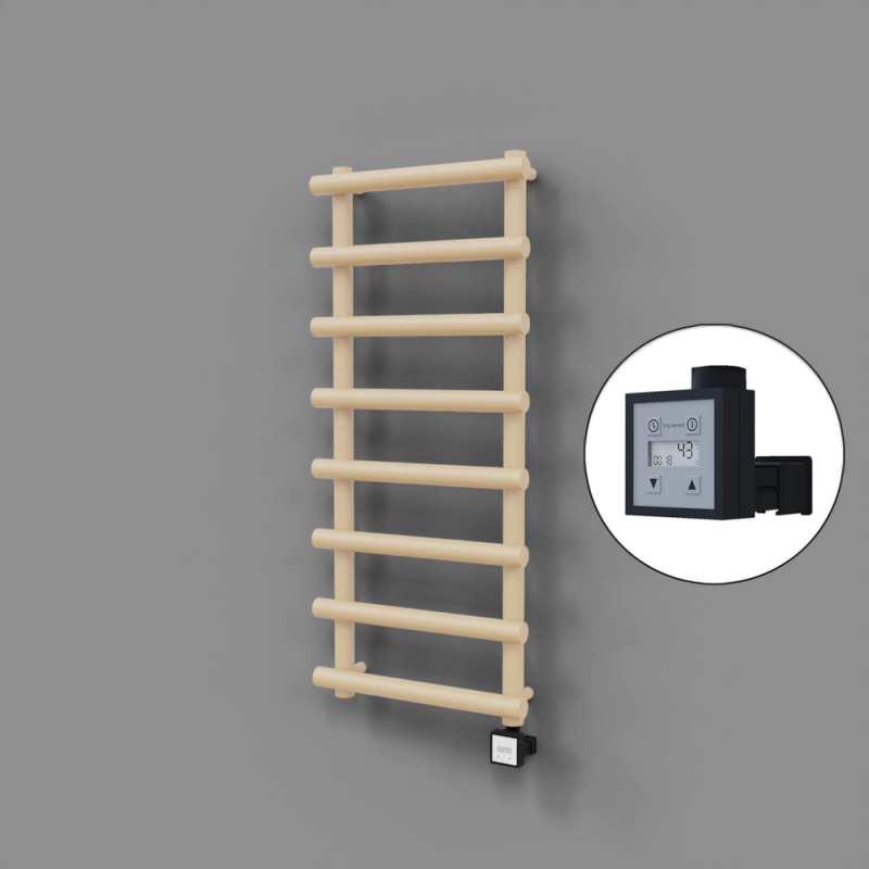 Amazon Dekoratif Elektrikli Havlupan 500x1150 Kapuçino (KTX3 Termostat) 600W - 1AMA05001150BKTE7060