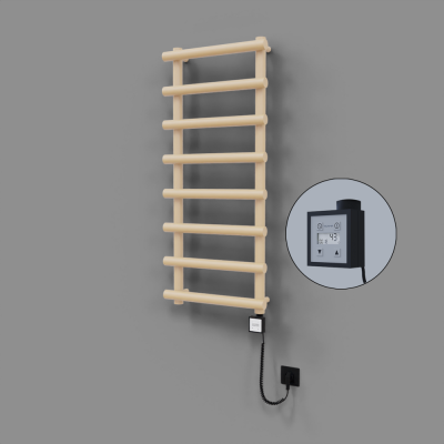 Radiva - Amazon Dekoratif Elektrikli Havlupan 500x1150 Kapuçino (KTX3 Termostat) 600W Spiral Kablolu (1)