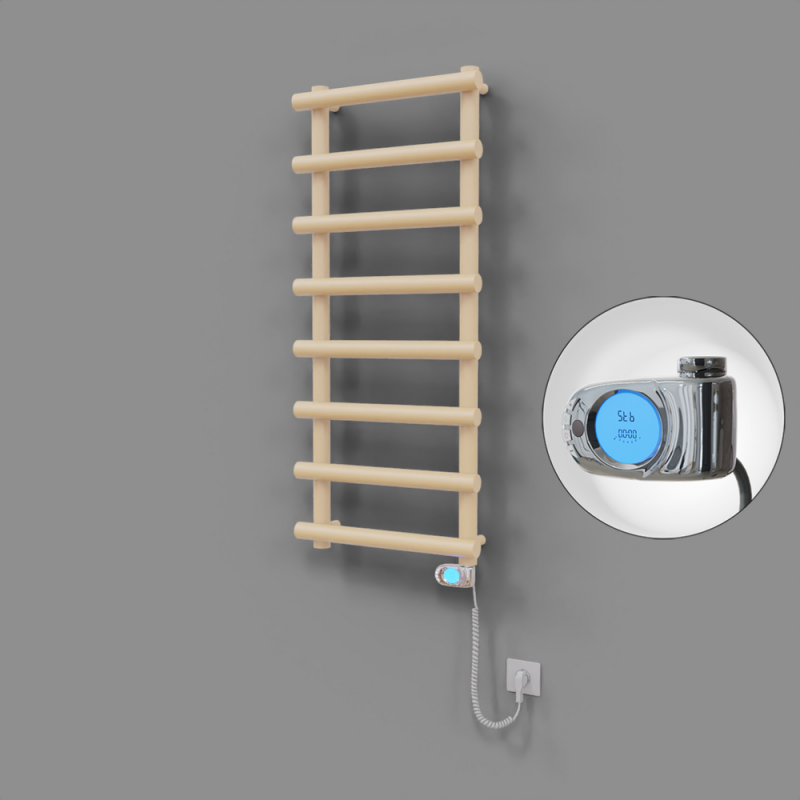 Amazon Dekoratif Elektrikli Havlupan 500x1150 Kapuçino (Musa Termostat) 600W - 1AMA05001150BKTE3060