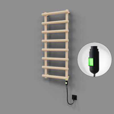 Radiva - Amazon Dekoratif Elektrikli Havlupan 500x1150 Kapuçino (On/Off Düğmeli) 600W (1)