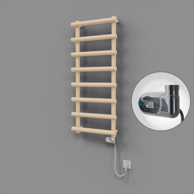 Amazon Dekoratif Elektrikli Havlupan 500x1150 Kapuçino (Thesis Termostat) 600W - 1AMA05001150BKTE2060