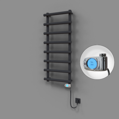 Radiva - Amazon Dekoratif Elektrikli Havlupan 500x1150 Koyu Antrasit (Musa Termostat) 600W (1)