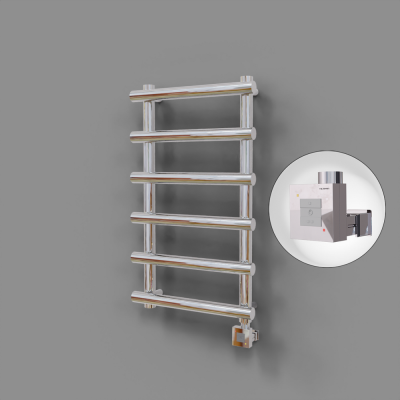 Radiva - Amazon Dekoratif Elektrikli Havlupan 500x1150 Krom (KTX1 Termostat) 300W (1)