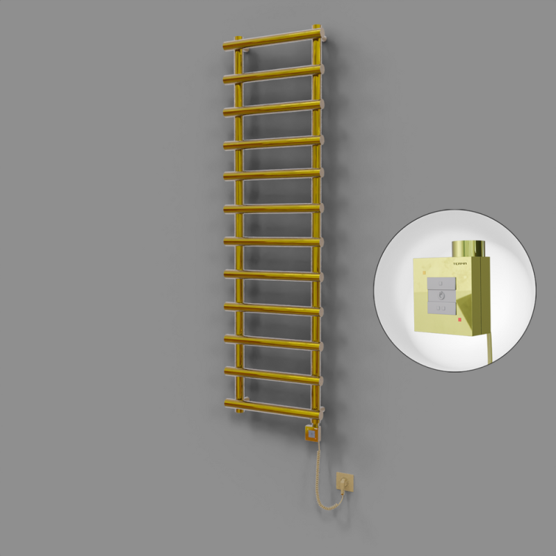 Amazon Dekoratif Elektrikli Havlupan 500x1750 Altın (KTX1 Termostat) 600W Spiral Kablolu - 1AMA05001750K2PEB060-K