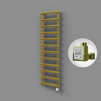 Radiva - Amazon Dekoratif Elektrikli Havlupan 500x1750 Altın (KTX3 Termostat) 600W (1)