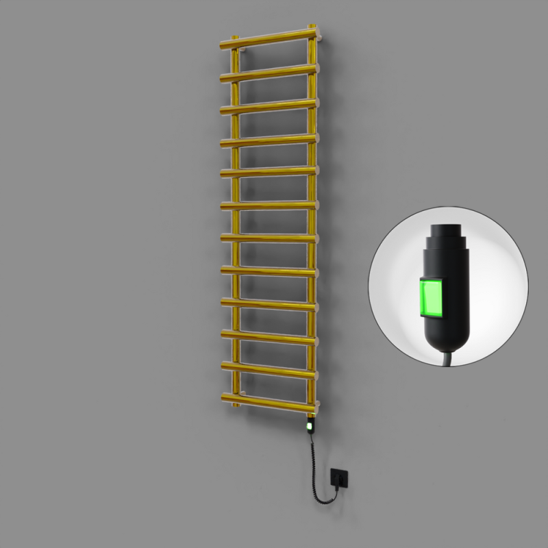 Amazon Dekoratif Elektrikli Havlupan 500x1750 Altın (On/Off Düğmeli) 600W - 1AMA05001750K2PE1060