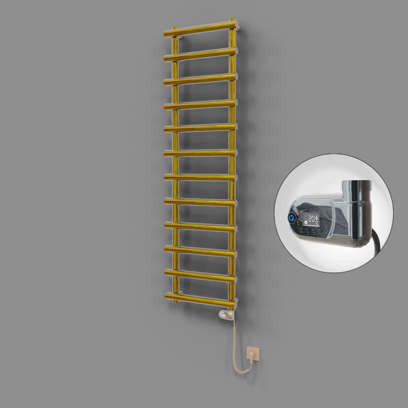 Amazon Dekoratif Elektrikli Havlupan 500x1750 Altın (Thesis Termostat) 600W - 1AMA05001750K2PE2060
