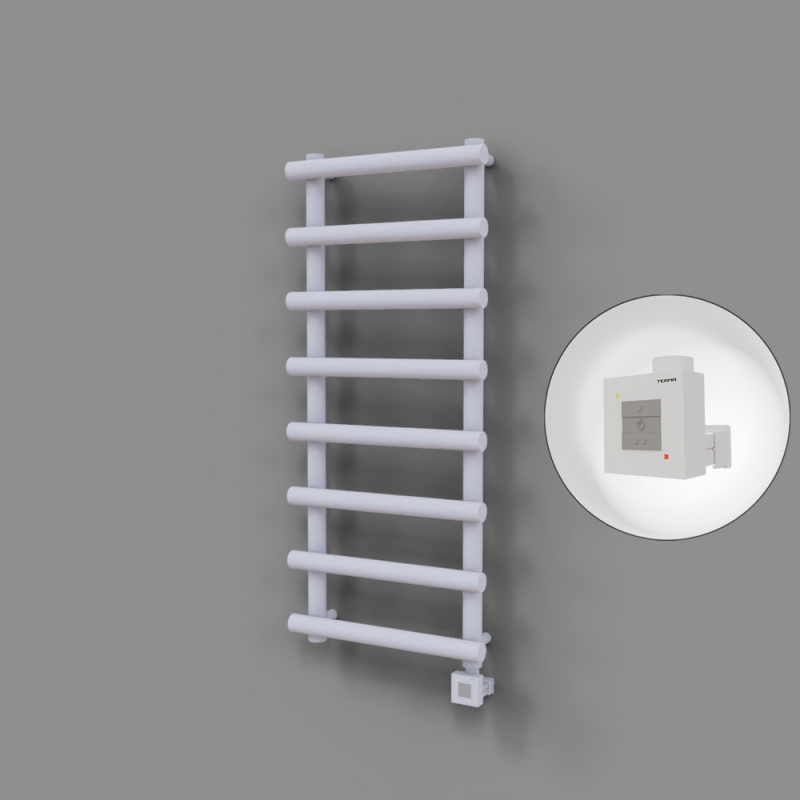 Amazon Dekoratif Elektrikli Havlupan 500x1750 Beyaz (KTX1 Termostat) 1000W - 1AMA05001750B1TEB100