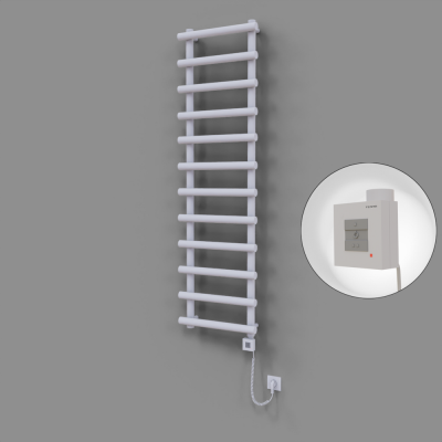 Radiva - Amazon Dekoratif Elektrikli Havlupan 500x1750 Beyaz (KTX1 Termostat) 1000W Spiral Kablolu (1)