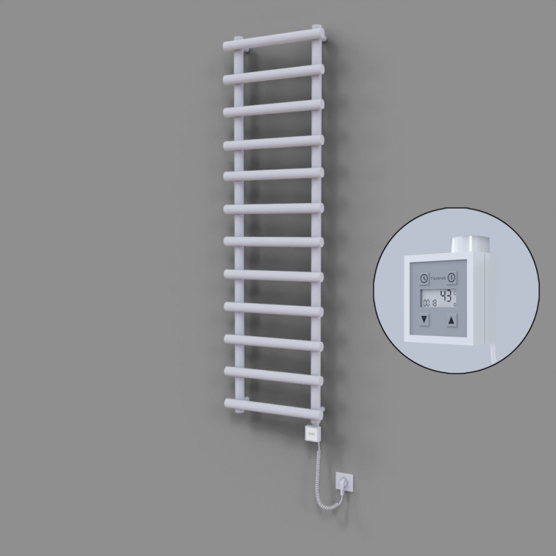 Amazon Dekoratif Elektrikli Havlupan 500x1750 Beyaz (KTX3 Termostat) 1000W Spiral Kablolu - 1AMA05001750B1TE7100-K