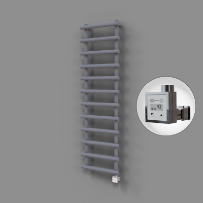 Radiva - Amazon Dekoratif Elektrikli Havlupan 500x1750 Gri (KTX3 Termostat) 1000W (1)