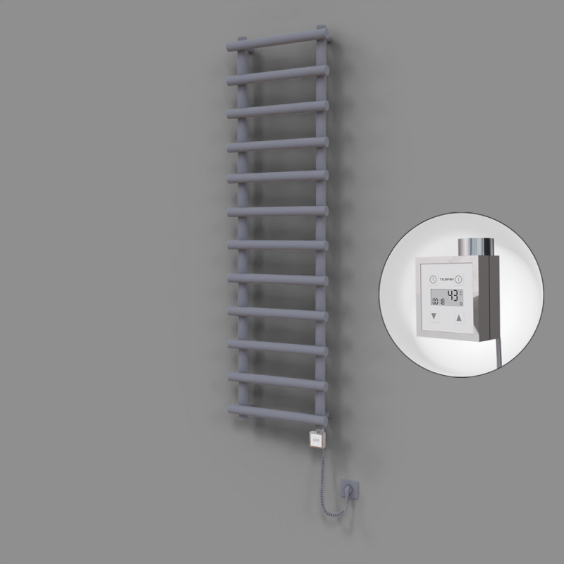 Amazon Dekoratif Elektrikli Havlupan 500x1750 Gri (KTX3 Termostat) 1000W Spiral Kablolu - 1AMA05001750B4TE7100-K