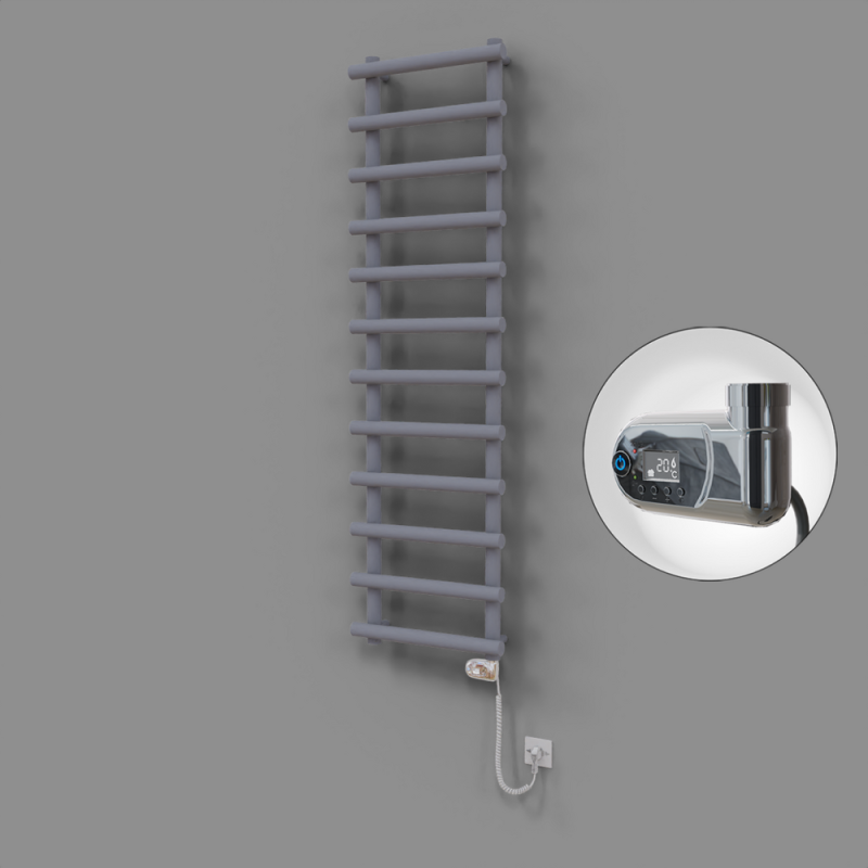 Amazon Dekoratif Elektrikli Havlupan 500x1750 Gri (Thesis Termostat) 900W - 1AMA05001750B4TE2090