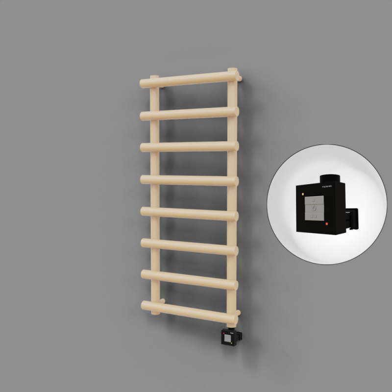 Amazon Dekoratif Elektrikli Havlupan 500x1750 Kapuçino (KTX1 Termostat) 1000W - 1AMA05001750BKTEB100