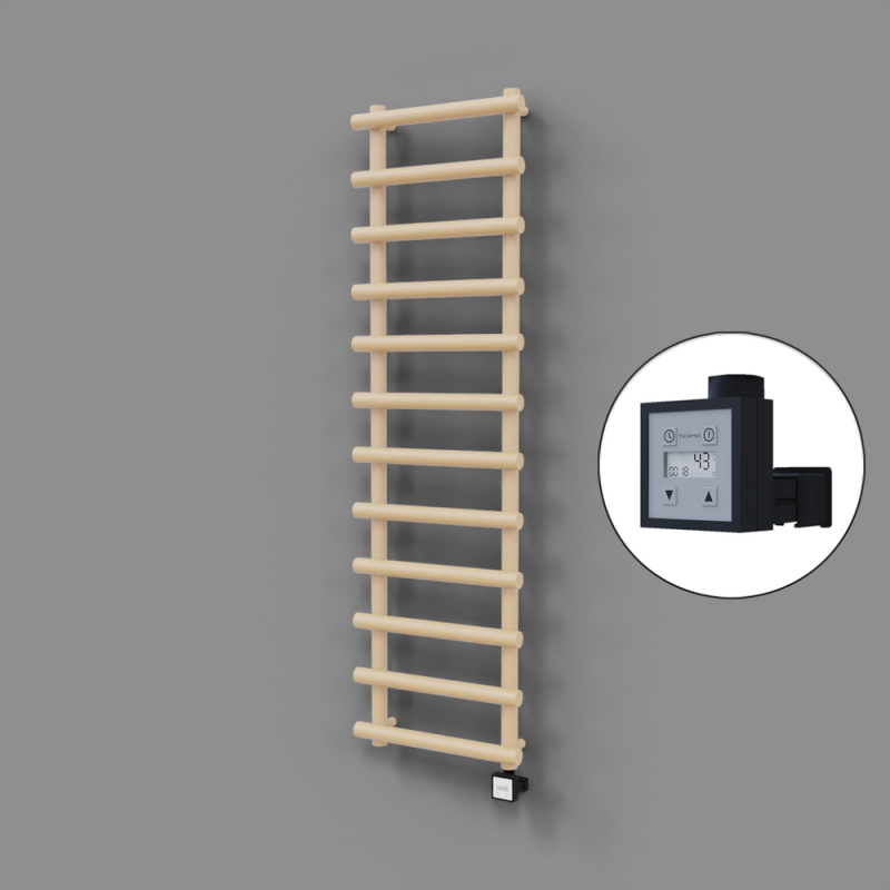 Amazon Dekoratif Elektrikli Havlupan 500x1750 Kapuçino (KTX3 Termostat) 1000W - 1AMA05001750BKTE7100