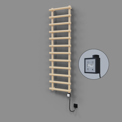 Radiva - Amazon Dekoratif Elektrikli Havlupan 500x1750 Kapuçino (KTX3 Termostat) 1000W Spiral Kablolu (1)