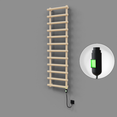 Radiva - Amazon Dekoratif Elektrikli Havlupan 500x1750 Kapuçino (On/Off Düğmeli) 900W (1)