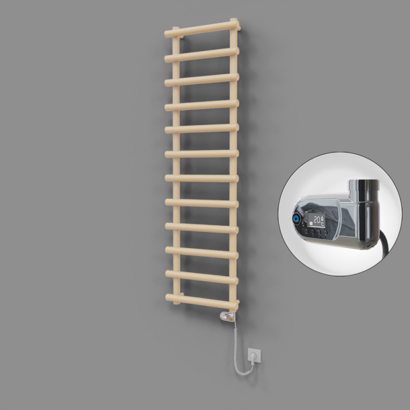 Amazon Dekoratif Elektrikli Havlupan 500x1750 Kapuçino (Thesis Termostat) 900W - 1AMA05001750BKTE2090