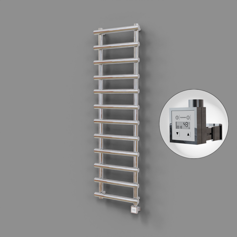 Amazon Dekoratif Elektrikli Havlupan 500x1750 Krom (KTX3 Termostat) 600W - 1AMA05001750K1PE7060