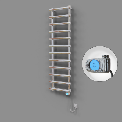 Radiva - Amazon Dekoratif Elektrikli Havlupan 500x1750 Krom (Musa Termostat) 600W