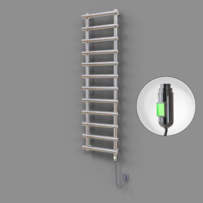 Radiva - Amazon Dekoratif Elektrikli Havlupan 500x1750 Krom (On/Off Düğmeli) 600W