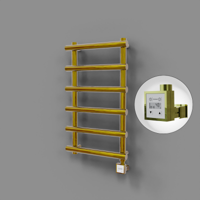 Radiva - Amazon Dekoratif Elektrikli Havlupan 500x850 Altın (KTX3 Termostat) 200W - 500