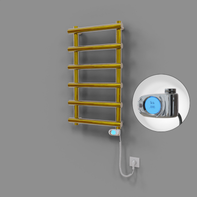 Radiva - Amazon Dekoratif Elektrikli Havlupan 500x850 Altın (Musa Termostat) 200W