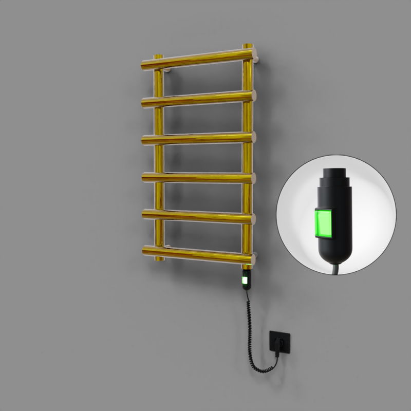 Amazon Dekoratif Elektrikli Havlupan 500x850 Altın (On/Off Düğmeli) 200W - 1AMA05000850K2PE1020