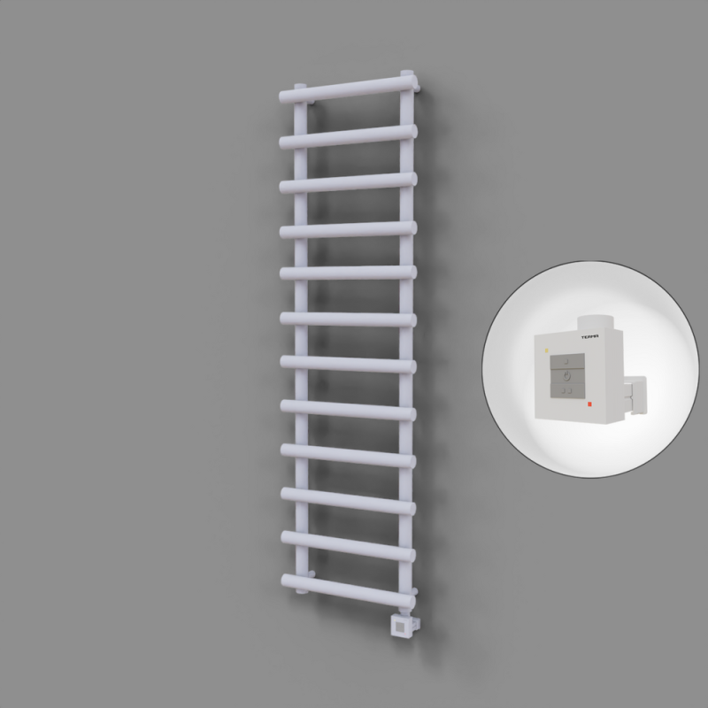 Amazon Dekoratif Elektrikli Havlupan 500x850 Beyaz (KTX1 Termostat) 300W - 1AMA05000850B1TEB030