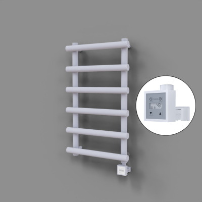 Radiva - Amazon Dekoratif Elektrikli Havlupan 500x850 Beyaz (KTX3 Termostat) 300W (1)