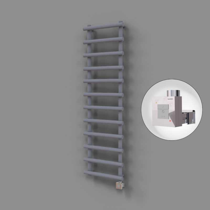 Amazon Dekoratif Elektrikli Havlupan 500x850 Gri (KTX1 Termostat) 300W - 1AMA05000850B4TEB030