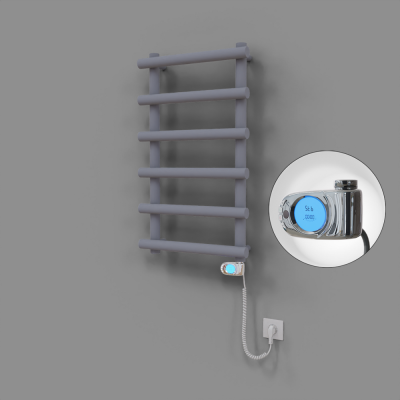 Radiva - Amazon Dekoratif Elektrikli Havlupan 500x850 Gri (Musa Termostat) 300W (1)