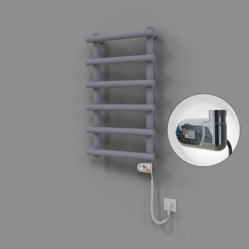 Amazon Dekoratif Elektrikli Havlupan 500x850 Gri (Thesis Termostat) 300W - 1AMA05000850B4TE2030