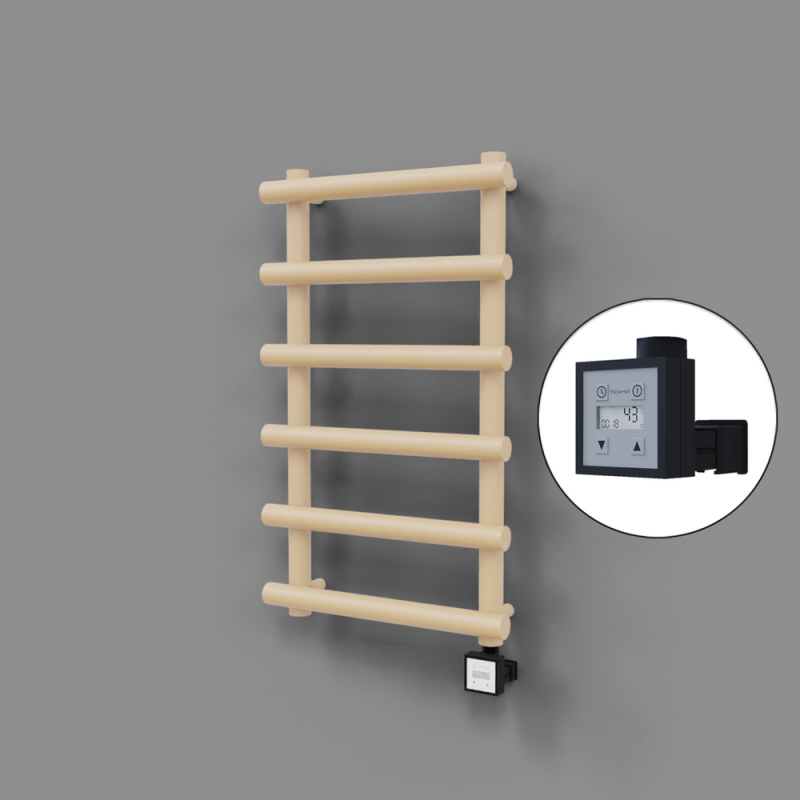 Amazon Dekoratif Elektrikli Havlupan 500x850 Kapuçino (KTX3 Termostat) 300W - 1AMA05000850BKTE7030