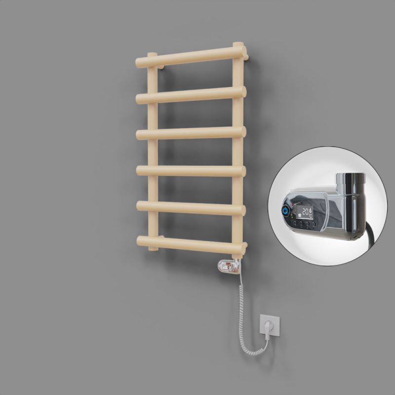 Amazon Dekoratif Elektrikli Havlupan 500x850 Kapuçino (Thesis Termostat) 300W - 1AMA05000850BKTE2030