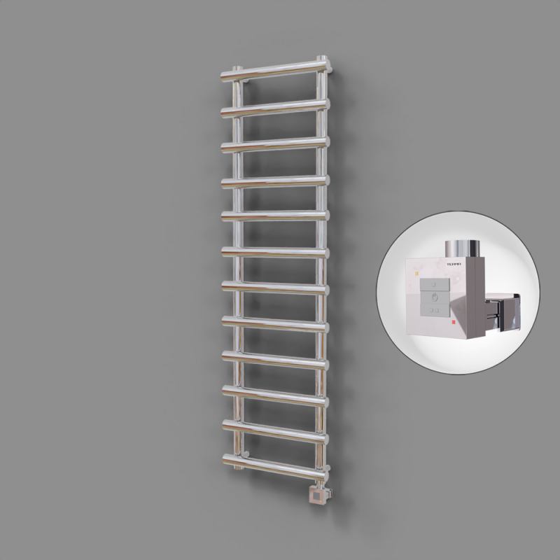 Amazon Dekoratif Elektrikli Havlupan 500x850 Krom (KTX1 Termostat) 200W - 1AMA05000850K1PEB020