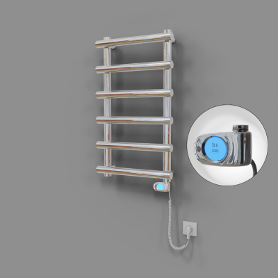 Radiva - Amazon Dekoratif Elektrikli Havlupan 500x850 Krom (Musa Termostat) 200W (1)