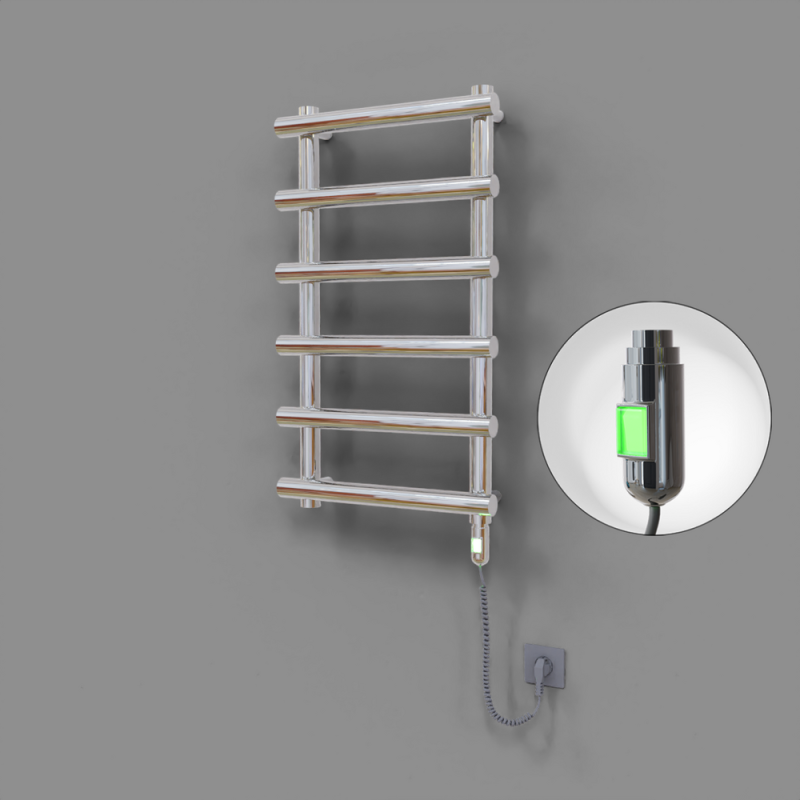 Amazon Dekoratif Elektrikli Havlupan 500x850 Krom (On/Off Düğmeli) 200W - 1AMA05000850K1PE1020